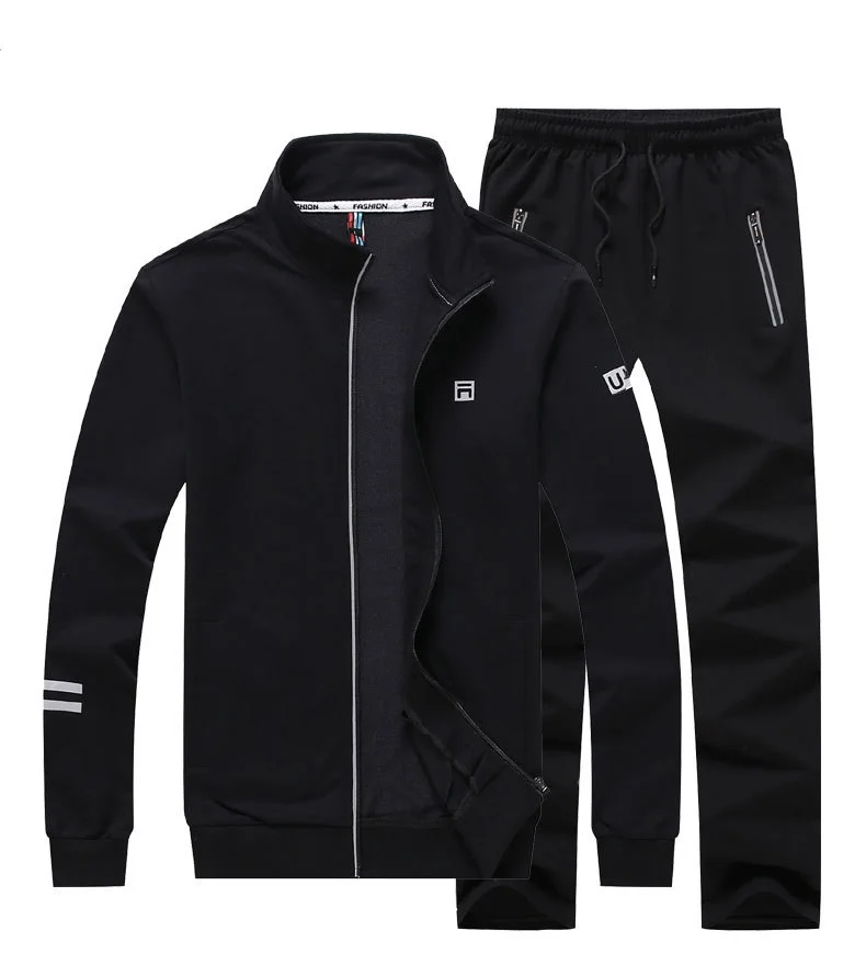 

Новинка весна-осень 2021, спортивная одежда с длинным рукавом, комплект из 2 предметов, спортивный костюм для мужчин