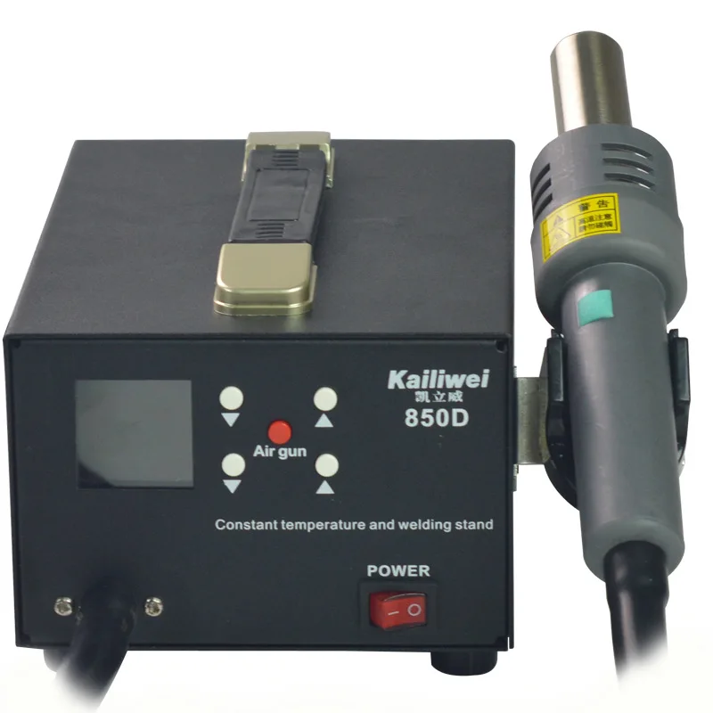 

Монтажная плата обслуживания сварочная станция цифровой дисплей фена сварочная станция два в одном KAILIWEI 850D