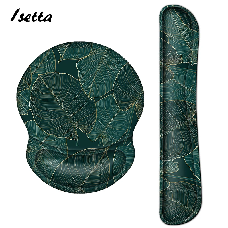 Ergonomic Gel Mouse pad Wrist Rest keyboard mat Soft  Set Si