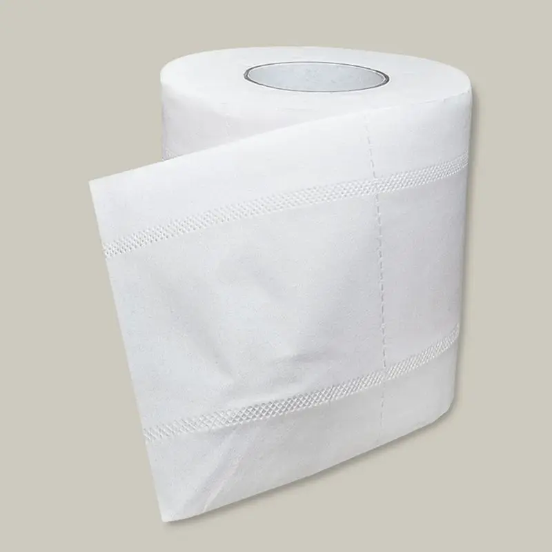 1 рулон туалетной бумаги без флуоресцентного агента мягкие 4 слойные листы банной