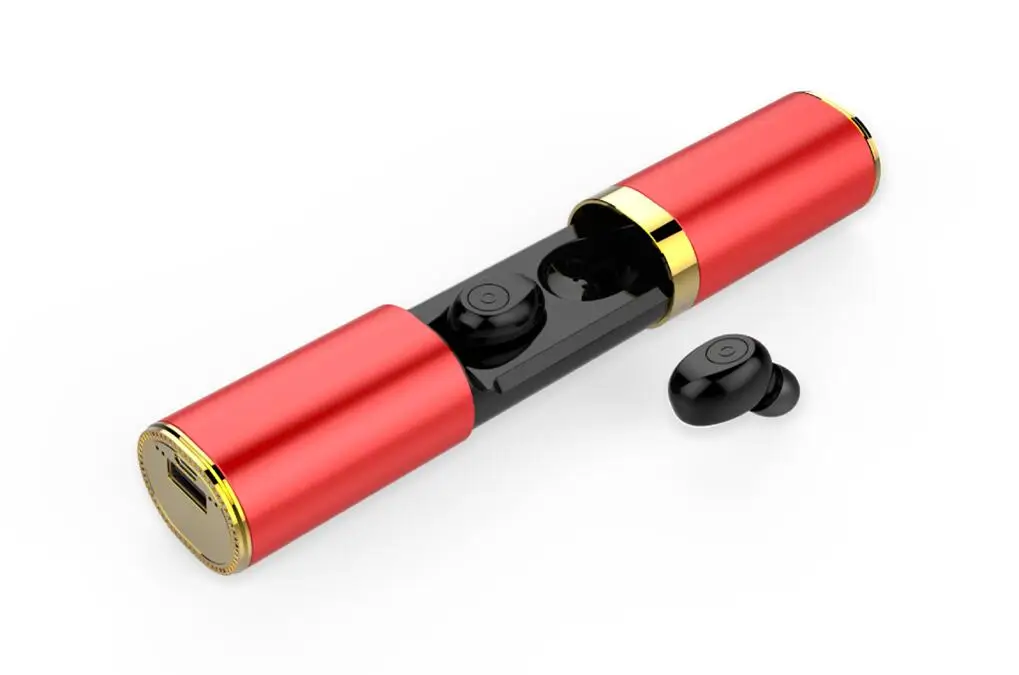 Red Новейший дизайн F9 Bluetooth 5,0 наушники TWS беспроводные наушники Blutooth наушники гарнитура спортивные наушники гарнитура - Цвет: Red