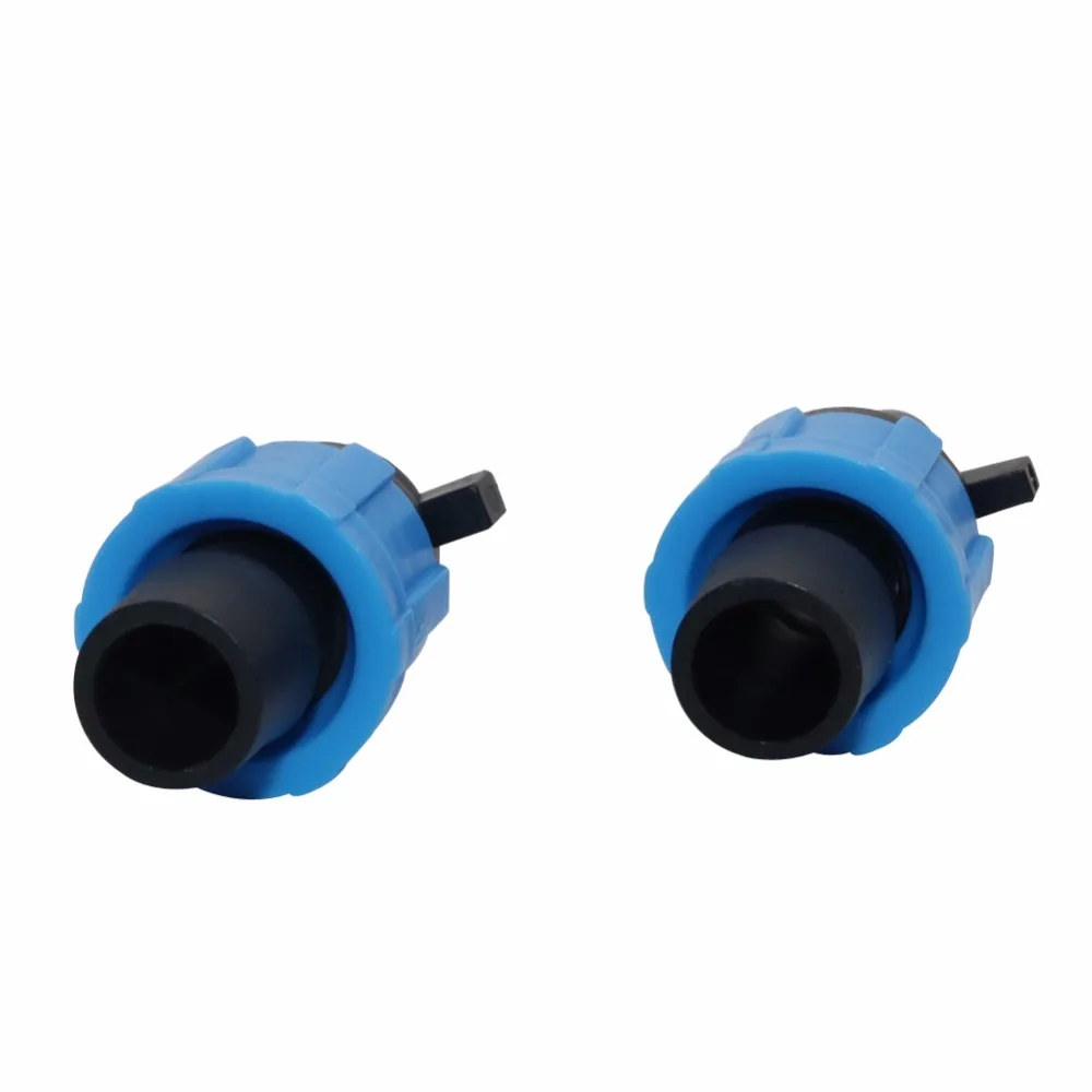 

5/8" to 6mm/10mm Drip Tape Straight connector Lock Offtake Drip Irrigation Pipe Fittings agriculture tools 50 Pcs