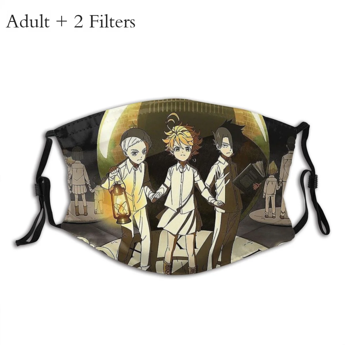 Маска для лица в стиле аниме обетованная Neverland маска постера с фильтром |