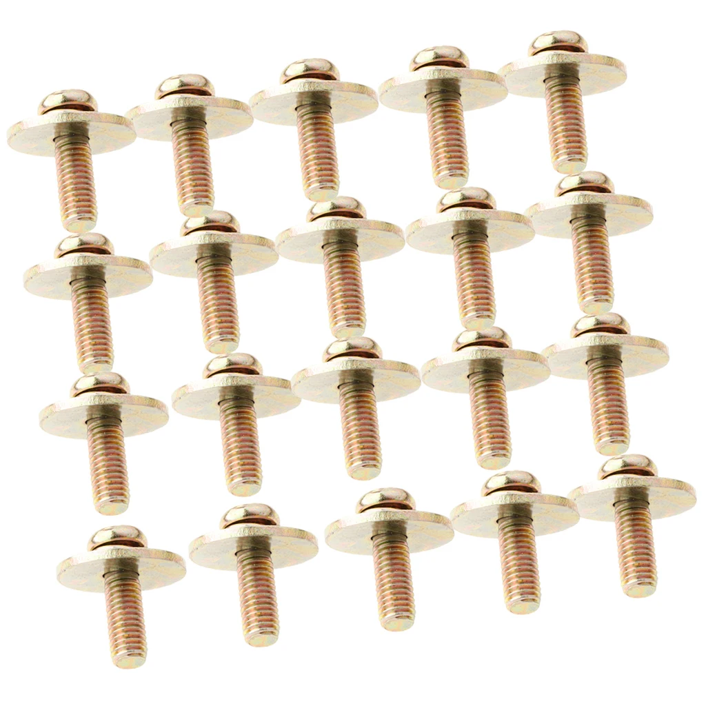 Tooyful 20 Pieces Metal Drum Set Claw Hook Screws DIY Percussion Instrument Parts for Drummers | Спорт и развлечения