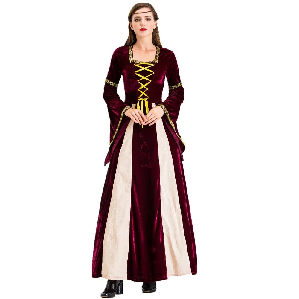 

Длинное платье для взрослых на Хэллоуин, винтажный костюм греческой богини, дворца, принцессы, шоу, драматическая сцена