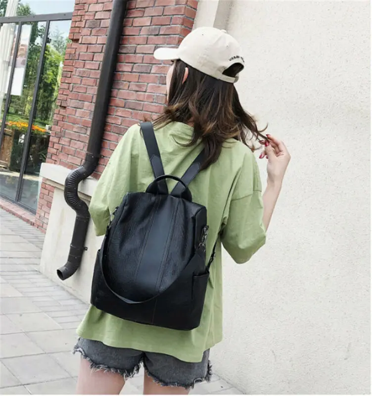 Женская сумка из искусственной кожи рюкзак на плечо школьный сумки для