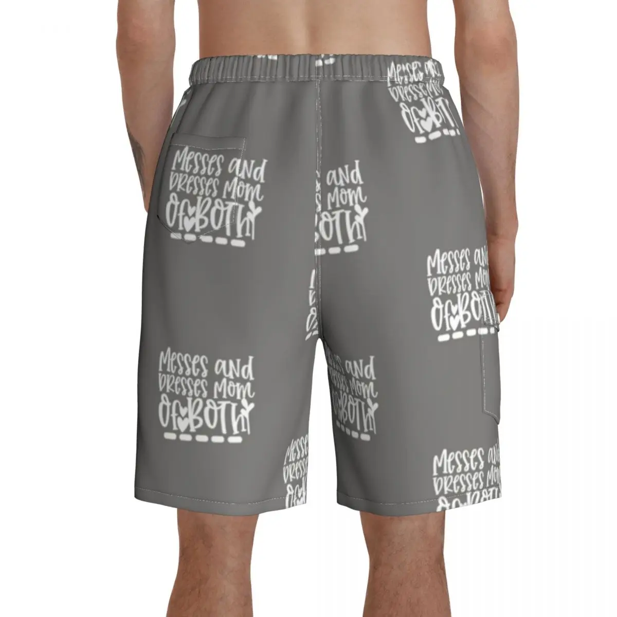 

Mom Board Shorts Polyester Swimming Trunks Bathing Funny Men Swim Trunks