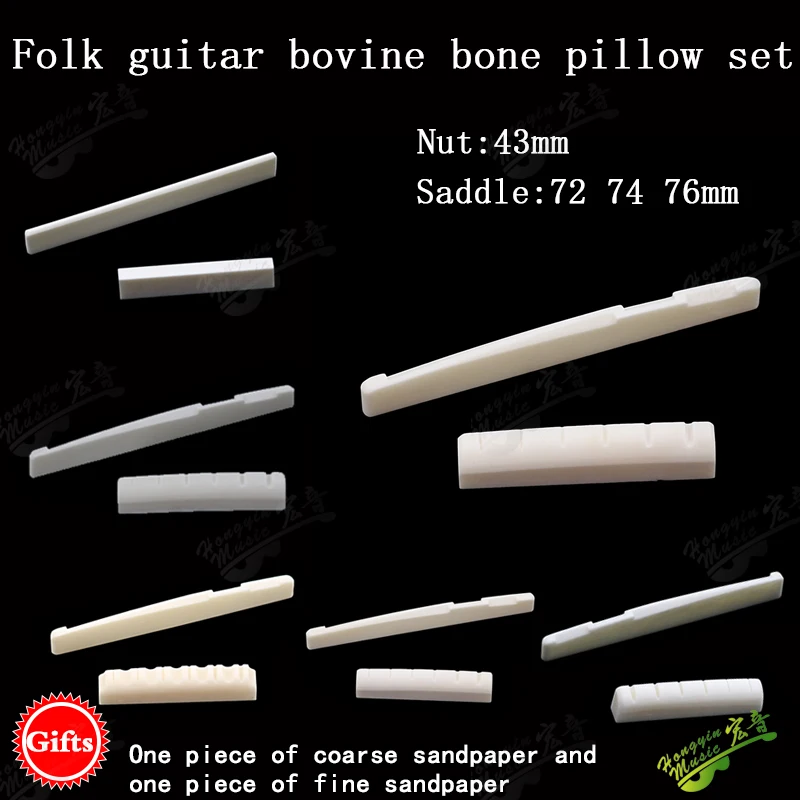 Седло для гитары 6 струн 1 комплект|bone bridge pins|bridge pinsnut saddle |