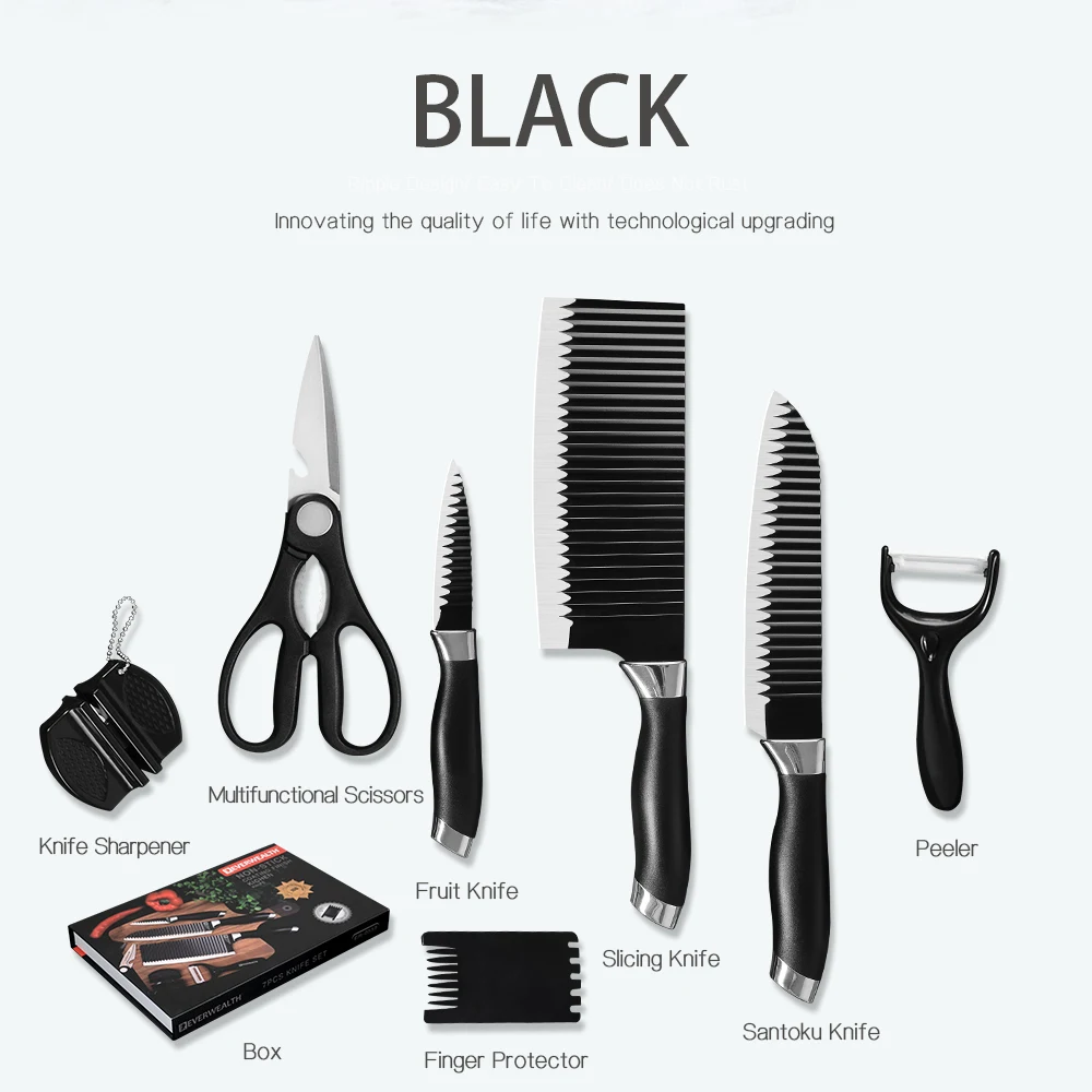 Набор ножей XYj из нержавеющей стали в подарочной коробке нож шеф повара для