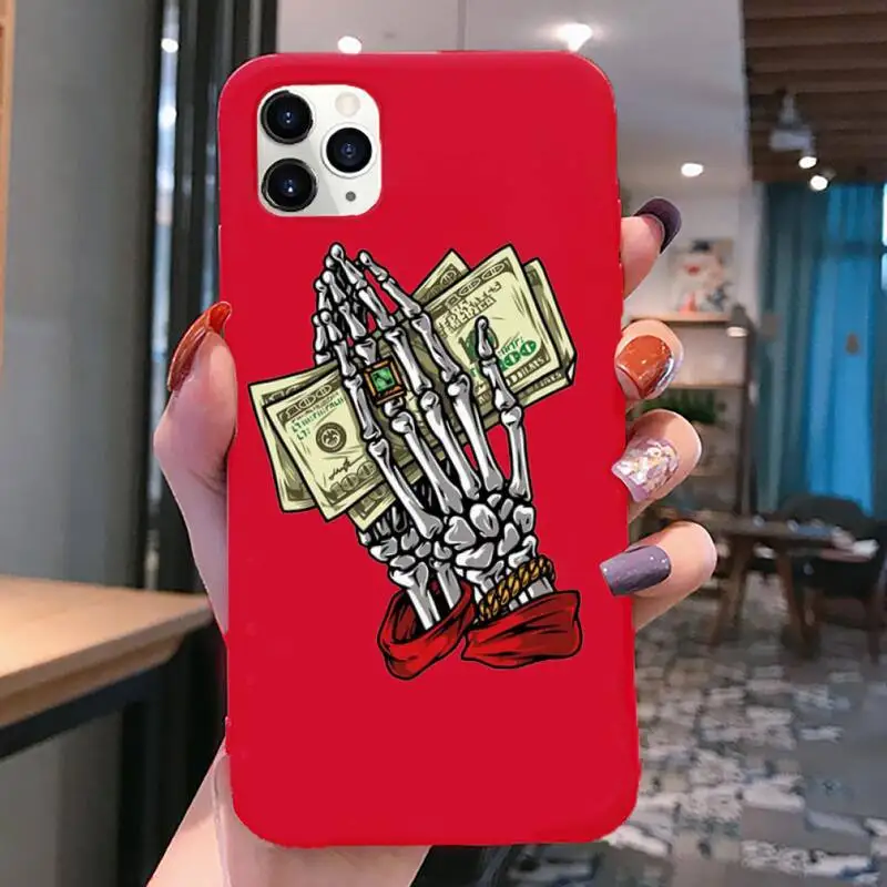 Роскошный чехол для телефона 10000 доллар США iphone 13 12 11 Pro Max Mini XS 8 7 6 6S Plus X SE 2020 XR