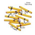 10 шт., рыболовные крючки с пластиковой головкой