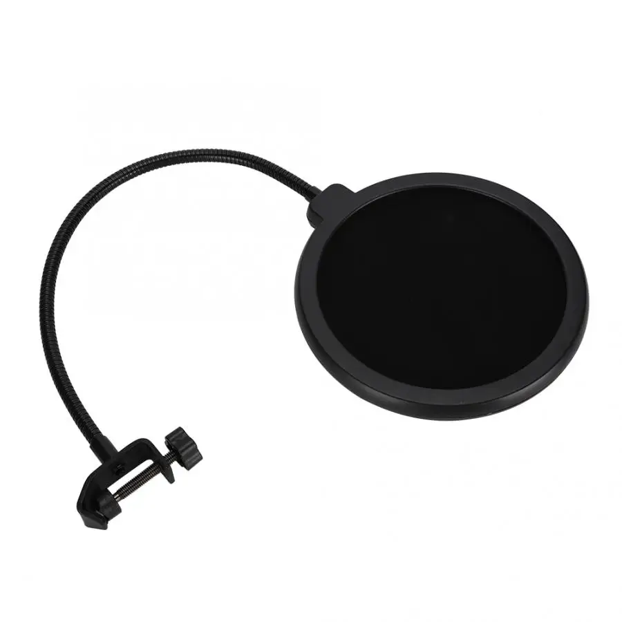 Metal Large Double Layer Physical Noise Reduction Microphone Windproof Mesh Cover Black Professional | Электроника