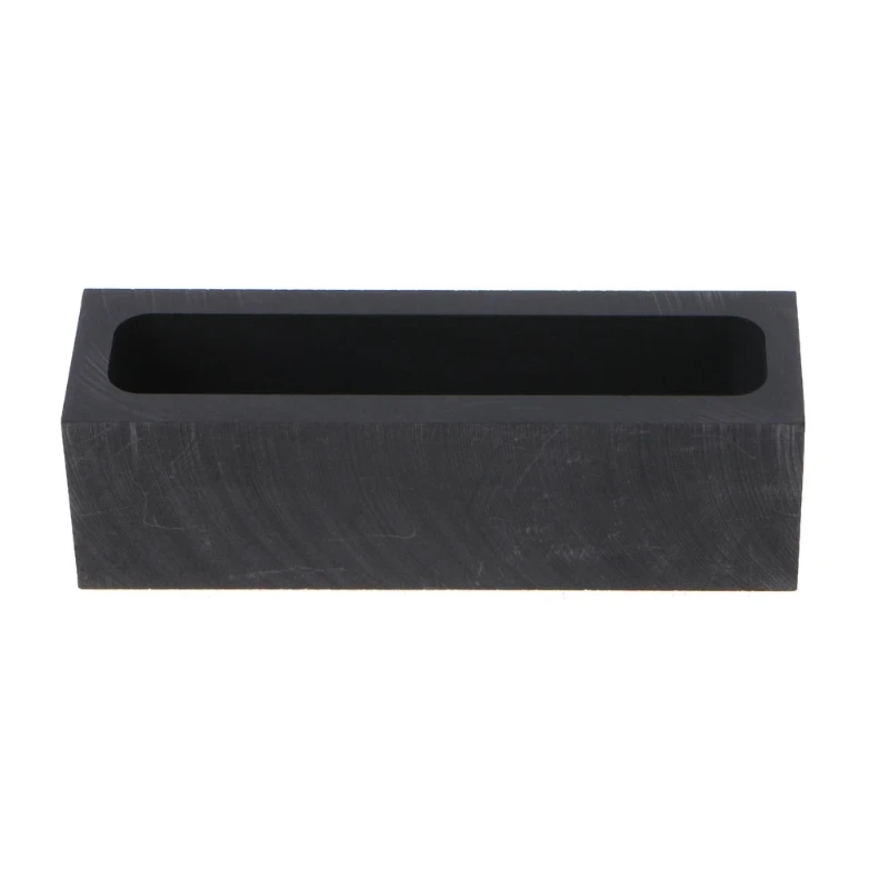 

650g Graphite Ingot Mold Metal Casting Mold Melting Crucible Furnace for Gold Silver Aluminum Copper Brass Zinc Alloy