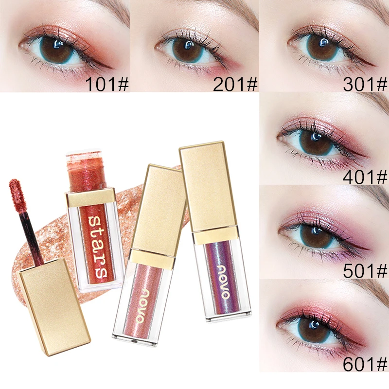 Новые цвета алмазные блестящие жидкие тени для век Макияж Блеск Тени гель