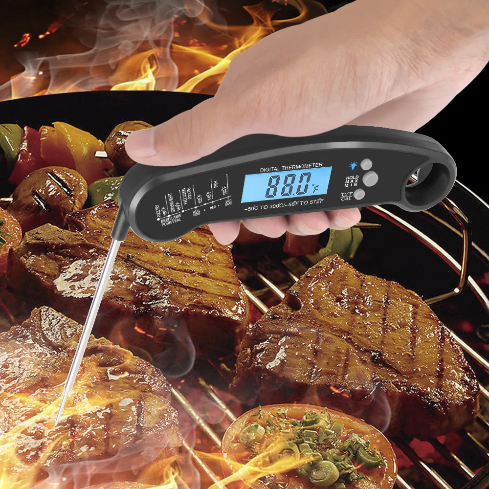 

Waterproof Probe Water Milk Oil Liquid Oven Digital Temperaure Sensor BBQ Kitchen Cooking Tools Meat Food Thermometer
