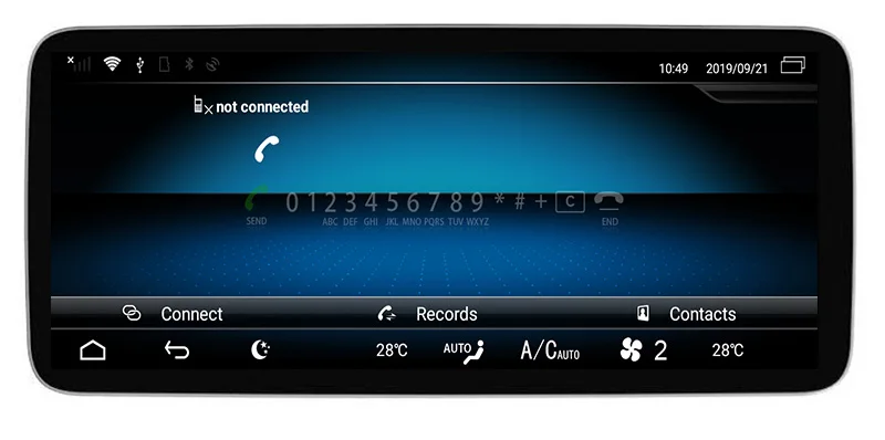 Мультимедийный плеер 8 ядер Android 9 0 4 Гб + 32 ГБ дисплей для Benz E Class W212 седан 2010 2016