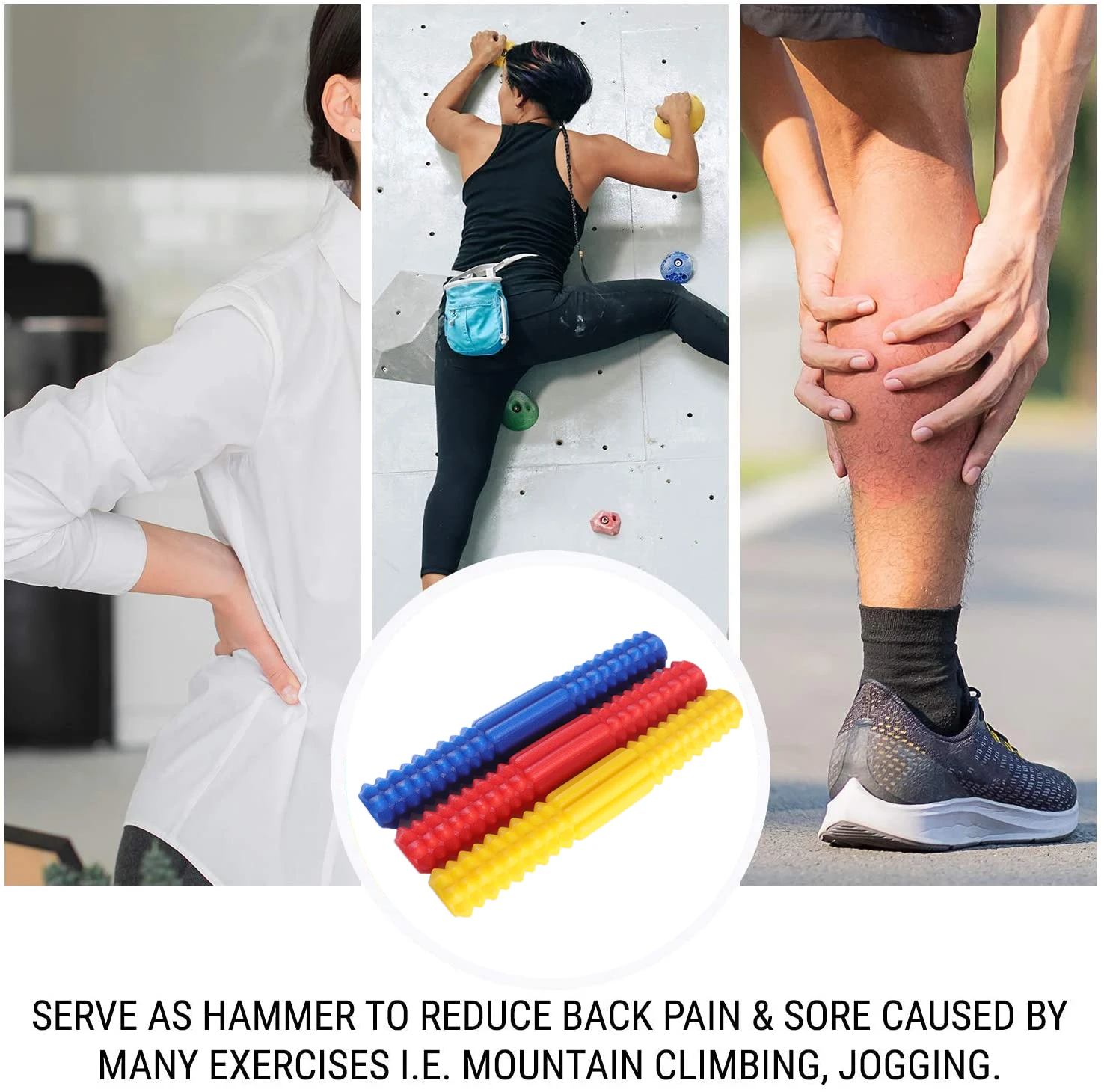 Flex Bar Arm Wrist Roller for Physical Therapy Grip Strength Hand Forearm Twist Exerciser Golfer Rehab Tendonitis Pain | Спорт и