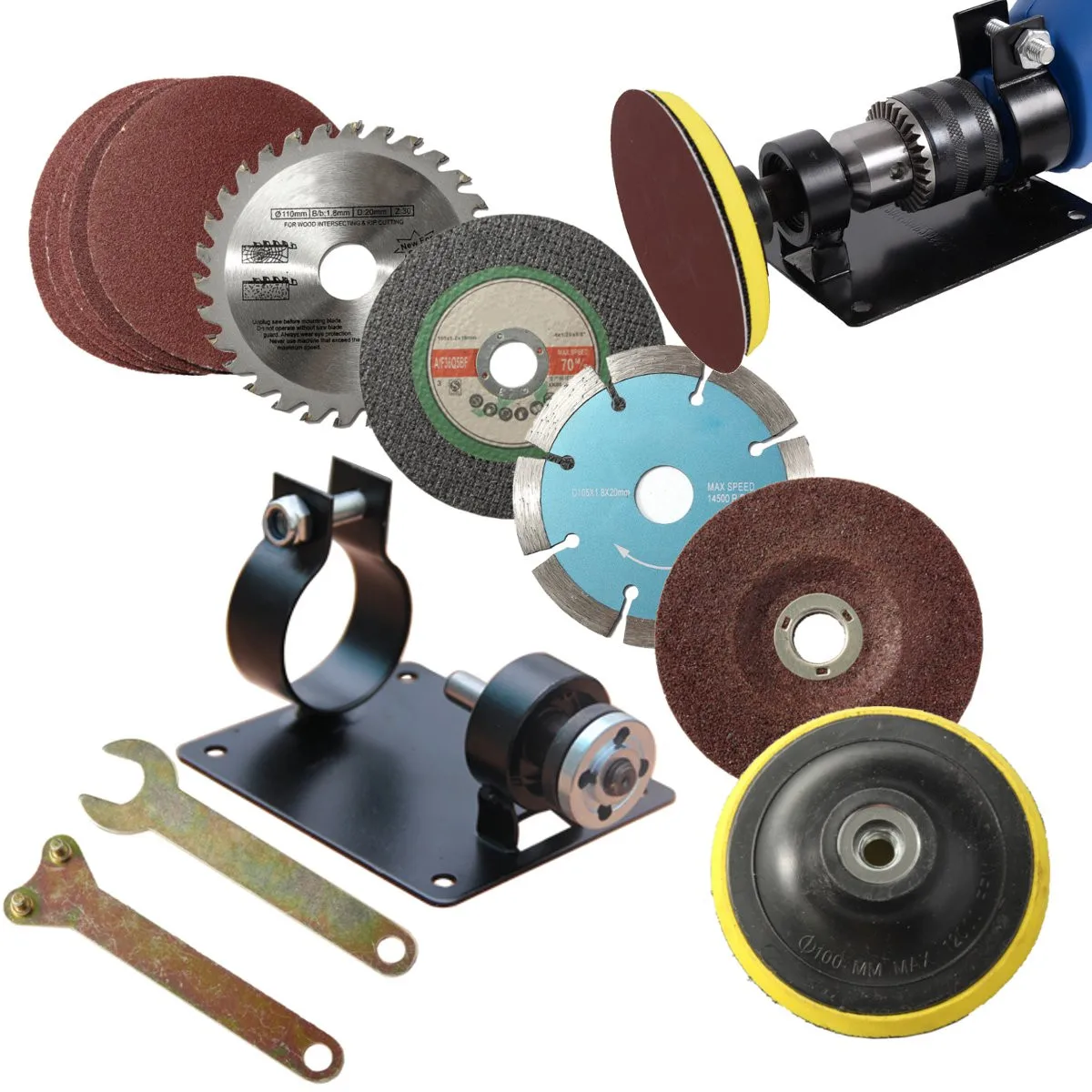 

Подставка-держатель для электродрели, комплект из 1 полированные прокладки