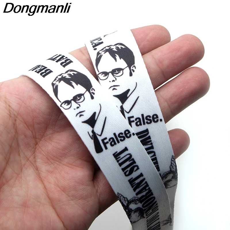 

PC1044 Wholesale 20pcs/lot The Office TV Show Lanyards For ID Card Pass Gym Mobile Phone USB Badge Rope Chain Necklace