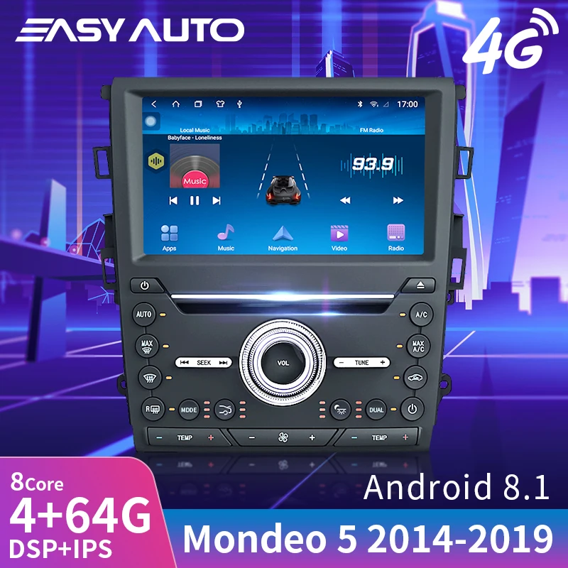 8 дюймов Android автомобильный Радио Мультимедийный видеоплеер навигатор GPS для Ford