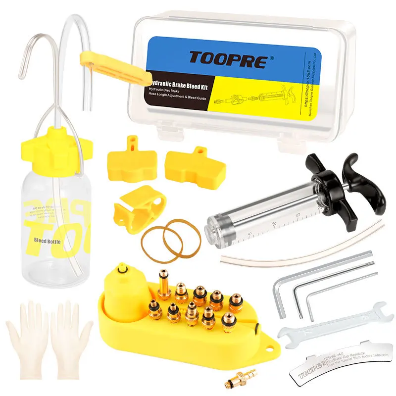 

1 Set Bicycle Hydraulic Disc Brake Oil Bleed Kit Tools For SHIMANO, SRAM, TEKTRO, MAGURA Series MTB Road Bike Brake Repair Tool
