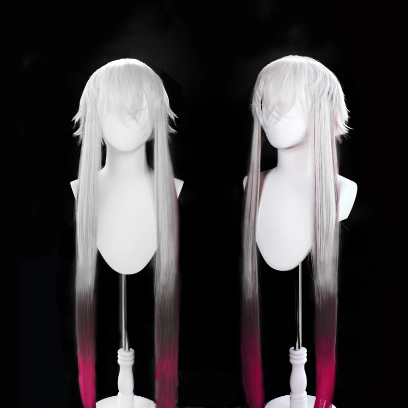 

Game Fate Grand Order FGO Cosplay Wigs Asclepius Cosplay Wig Synthetic Wig Hairs Long White Straight Cosplay Accessories Men