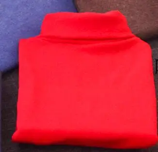 thin red Г. Зимняя детская одежда плотные флисовые пуловеры унисекс с длинными рукавами, футболки для мальчиков и девочек, детские футболки, топы - Цвет: thin red
