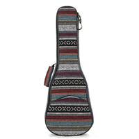 21 23 26 inch ukulele bag small guitar backpack canvas soft ukulele carrying pack cotton padded double strap ukulele case