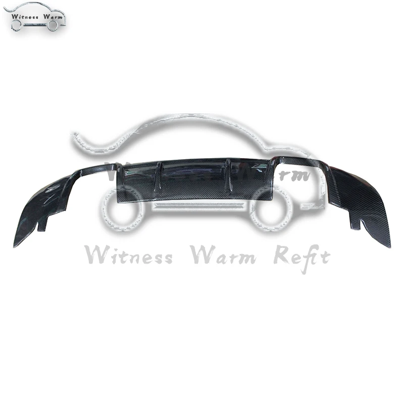 Задний диффузор из углеродного волокна/ФАП защитный спойлер бампера для Audi A3