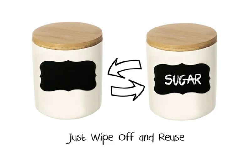 40 шт. DIY доска для халатов дома кухни водонепроницаемая банка каменщика наклейки