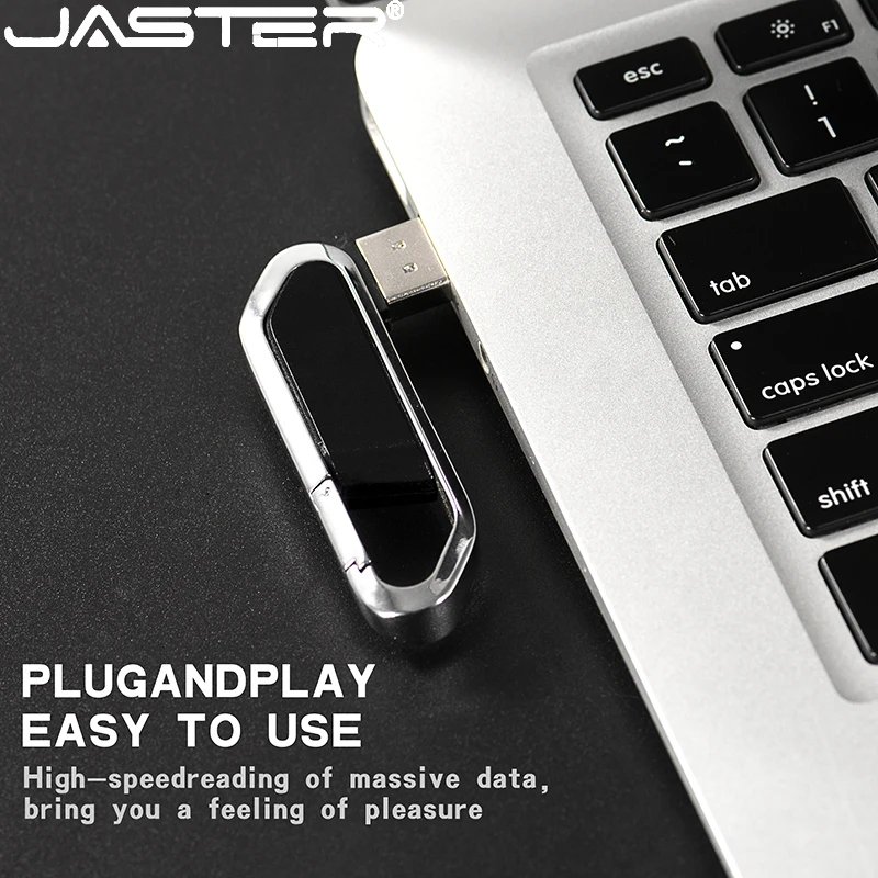 JASTER рекламный кожаный карабин креативный u-диск внешний флеш-накопитель 2 0 4G 8G 16G