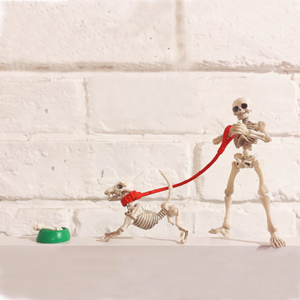Mini Pose Skeleton Doll/Dog Joints Moveable Action Figure Co