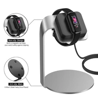 aluminum alloy usb charging dock cradle dock holder for fitbit luxe magnetic charger stand for fitbit luxe smart watch