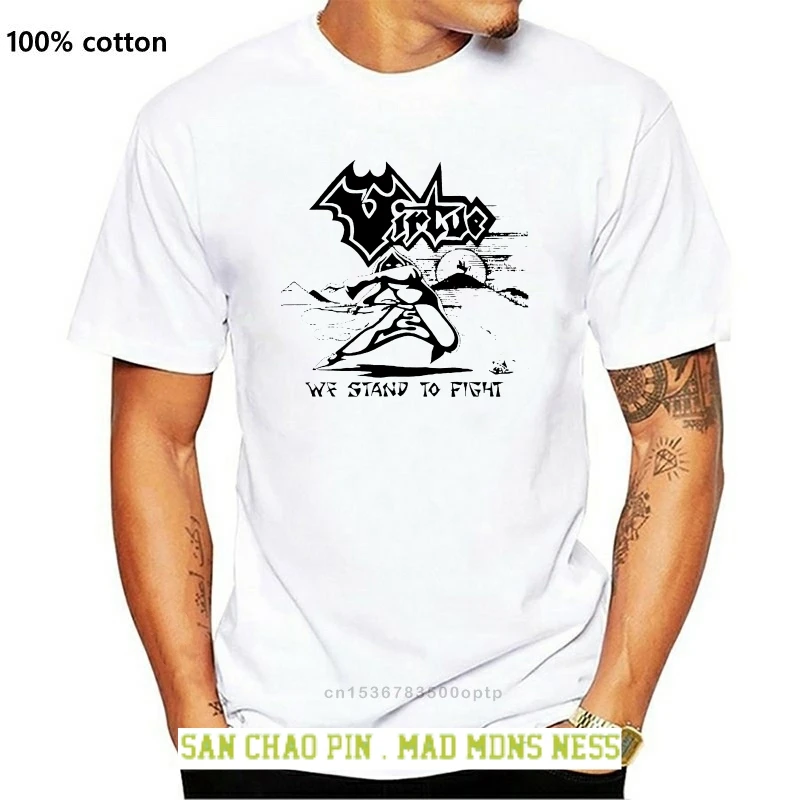 

Virtue We Stand To Fight WHITE T SHIRT cotton all sizes S-5XL