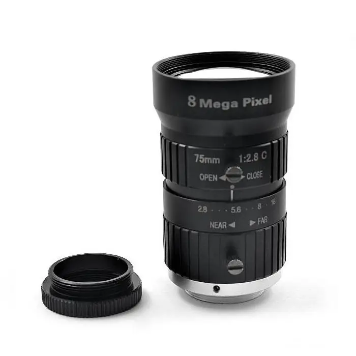 Фиксированный фокус 75 мм 8MP CCTV camera lens C mount|c mount|cctv lenscamera cctv |