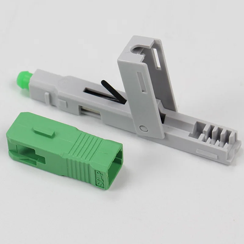 

Embedded type fiber FTTH 100PCS Optic Fiber Quick Cold Connector single mode 0.3db Single Mode UPC/APC Fast Connector