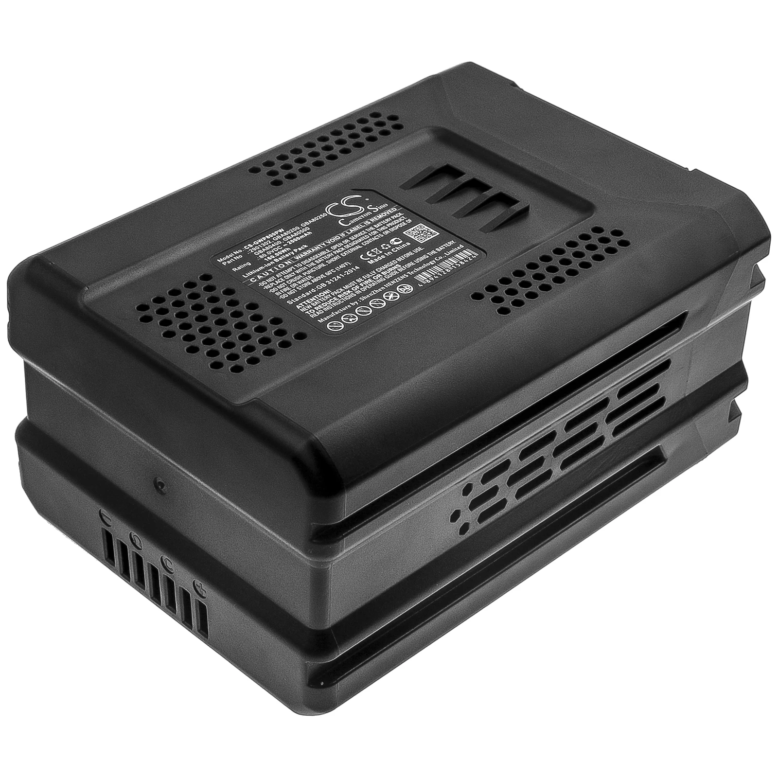 

CS 2000mAh/160.00Wh battery for Greenworks 0V 145MPH - 580CFM Cordless Ba,80V Cordless String Trimmer,Jet Leaf Blower
