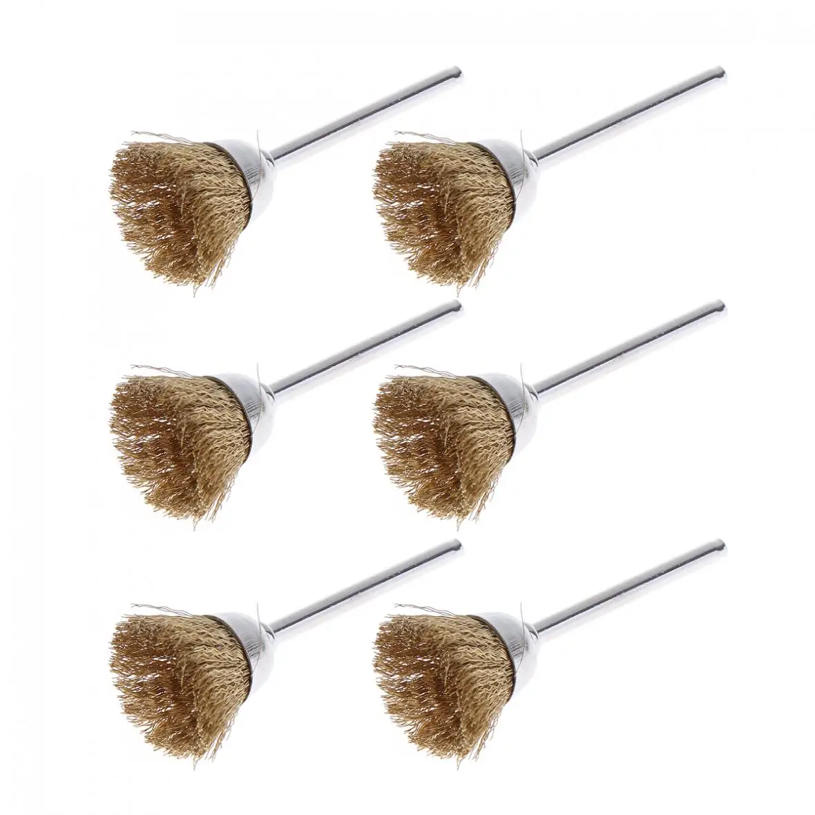 

36pcs/set 3.0mm Brass Wire Brush Stainless Steel Wire Brush Polishing Wheel Set Kit for Rotary Tool Accessories