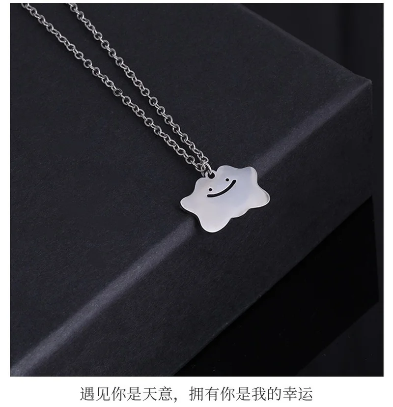 

2021 Wholesale Cute Weather Necklace Simple Lightning Smile Cloud Pendant Meteorologist Forecast Necklace Accessories Jewelry