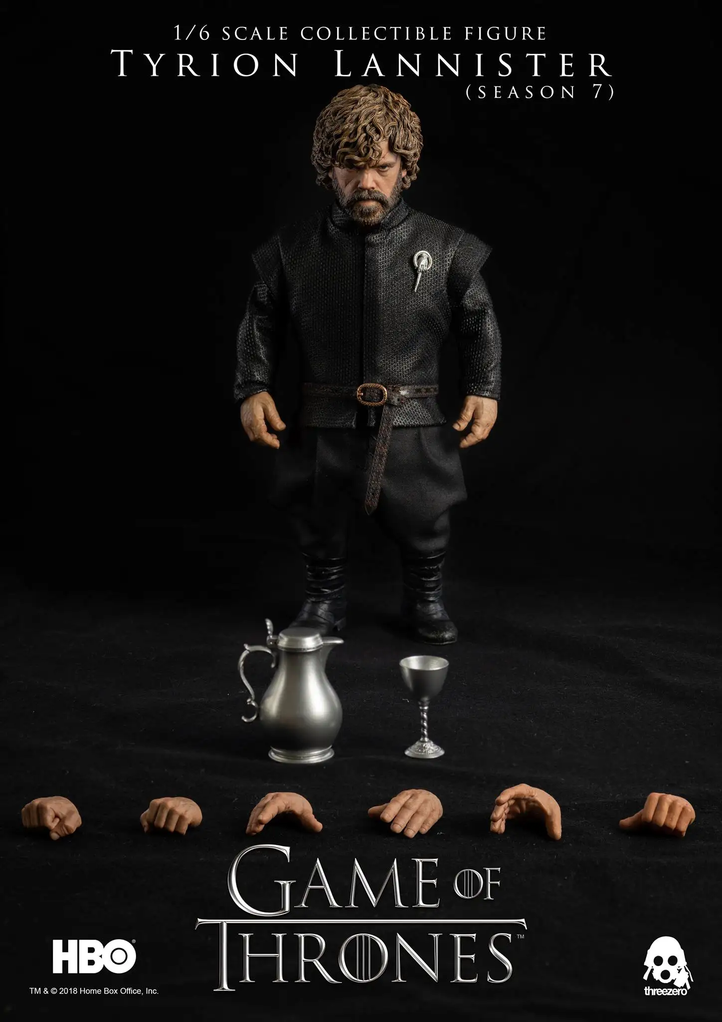 Фигурка из игры престолов ThreeZero 3Z0097 HBO сезон 7 рука королевы тайриона Ланнистера