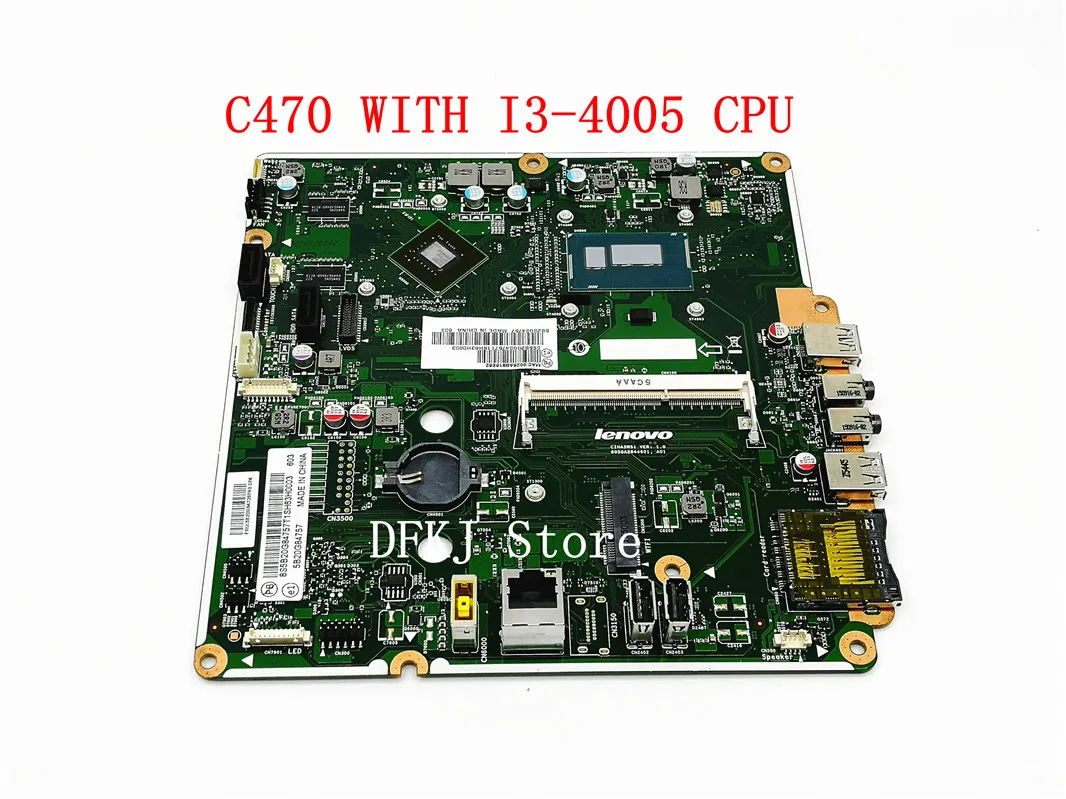 

5B20G84757 I3-4005 CPU для Lenovo C470 AIO PC материнская плата 6050A2644601.A01 материнская плата DDR3 2 ГБ 100% тестовая работа