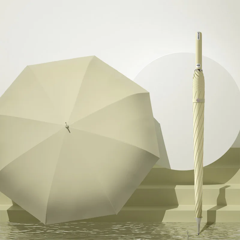 Online Grandi Donne Ombrello Ombrellone Manico Lungo Di Affari Uv All'aperto Patio Ombrello Da Golf Antivento Paio Di Paraplu Parasole BY50LU