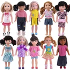 Одежда для кукольного платья, аксессуары для 14,5 дюймовых Wellie Wisher  Nancys  32-34 см Paola Reina, русские игрушки, детские игрушки для девочек