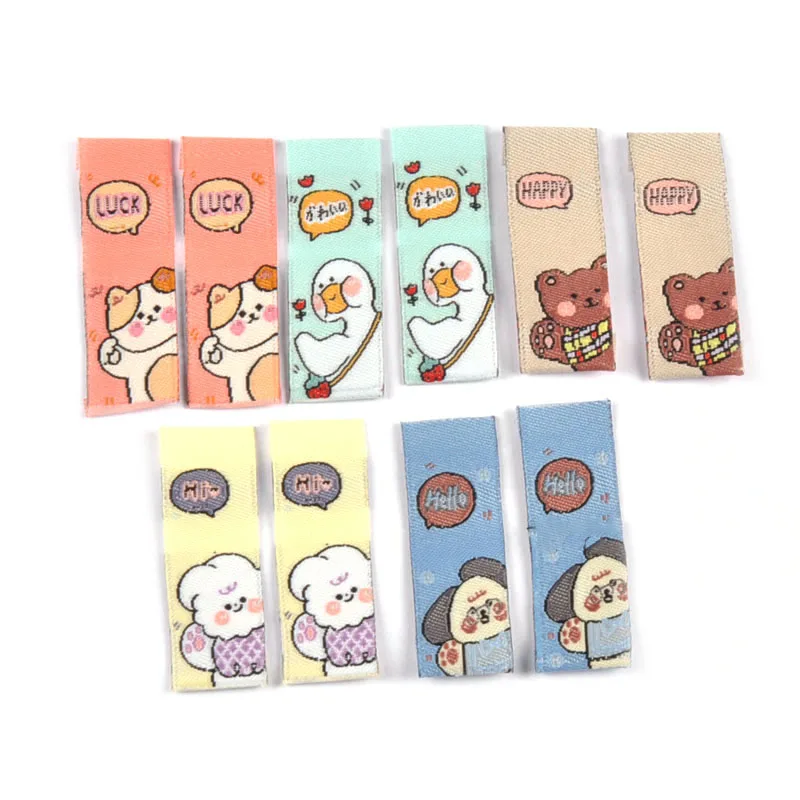 50 шт. этикетки для одежды с мультяшными животными | Дом и сад