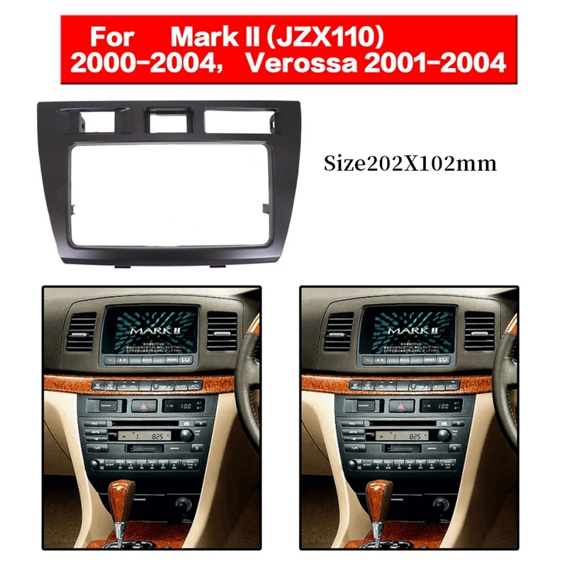Новый автомобильный радиоприемник для Toyota Mark Ii Jzx110 Verossa комплект стереоприборной