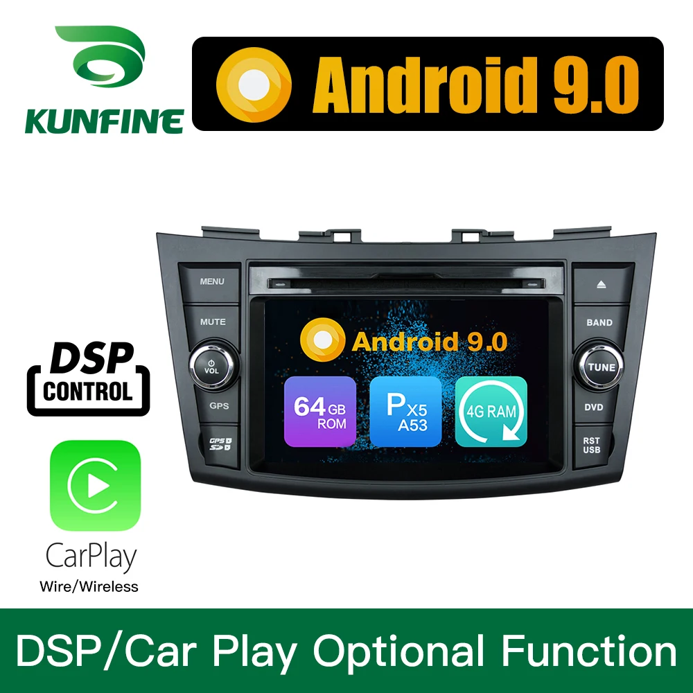 Android 9 0 Восьмиядерный 4 Гб ОЗУ 64 ПЗУ автомобильный DVD GPS навигатор мультимедийный