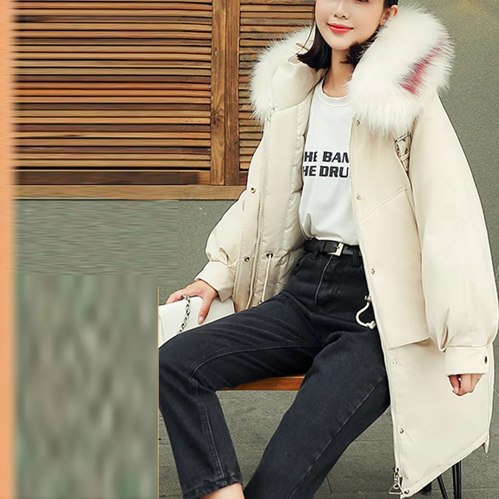 Новинка Розовое женское осеннее пальто с капюшоном зимнее шерстяное длинное на