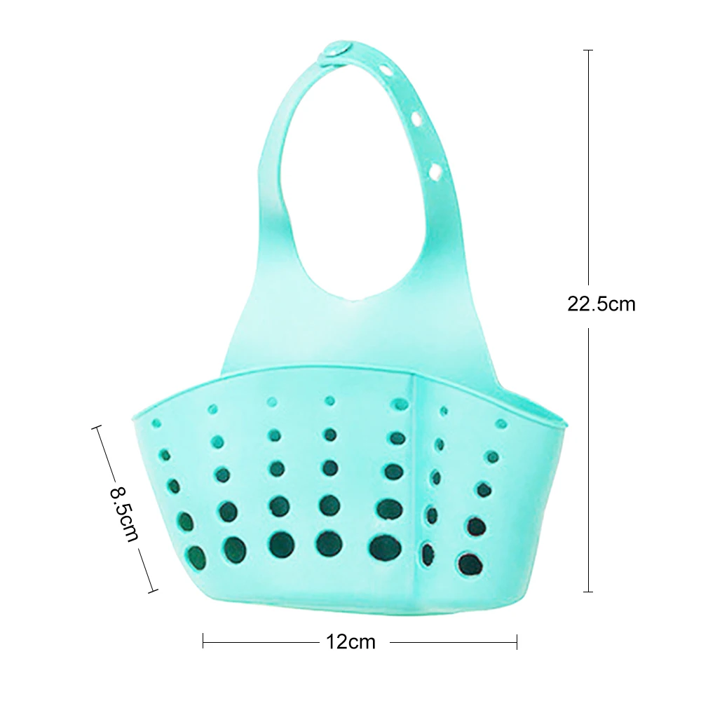 

1pcs Kitchen Dish Cloth Sponge Storage Bag Sink Holder Holder Soap Portable Home Hanging Drain Bag Basket Bath Storage Tools