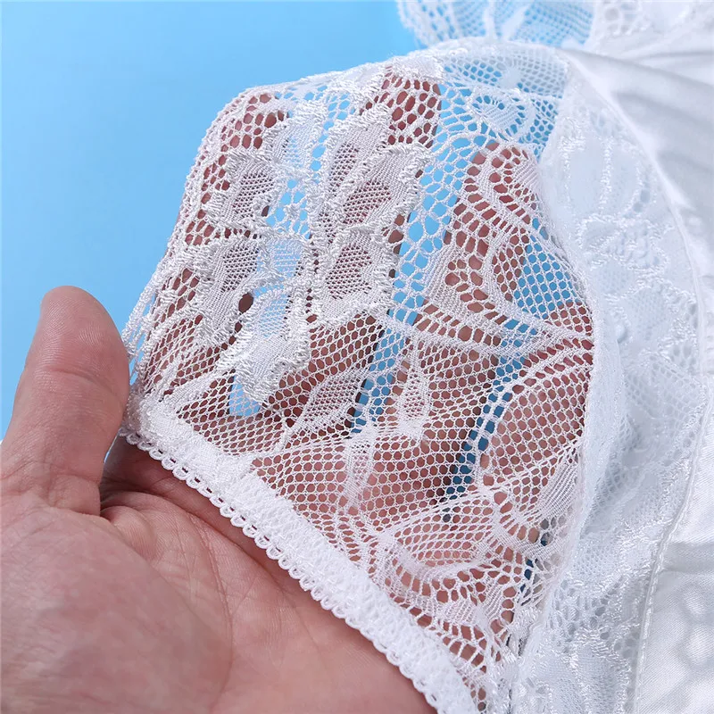 Сексуальное мужское нижнее белье без косточек для геев женское из атласа с