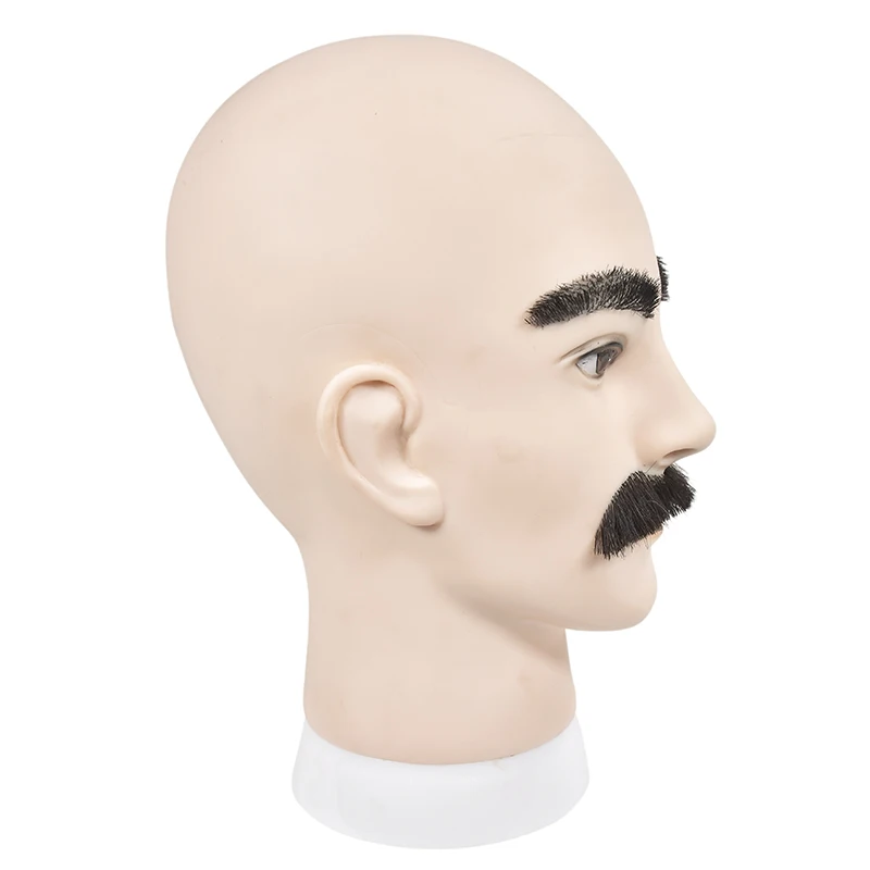 Манекен-голова из мягкого ПВХ для макияжа с манекена тренировки бороды мужской